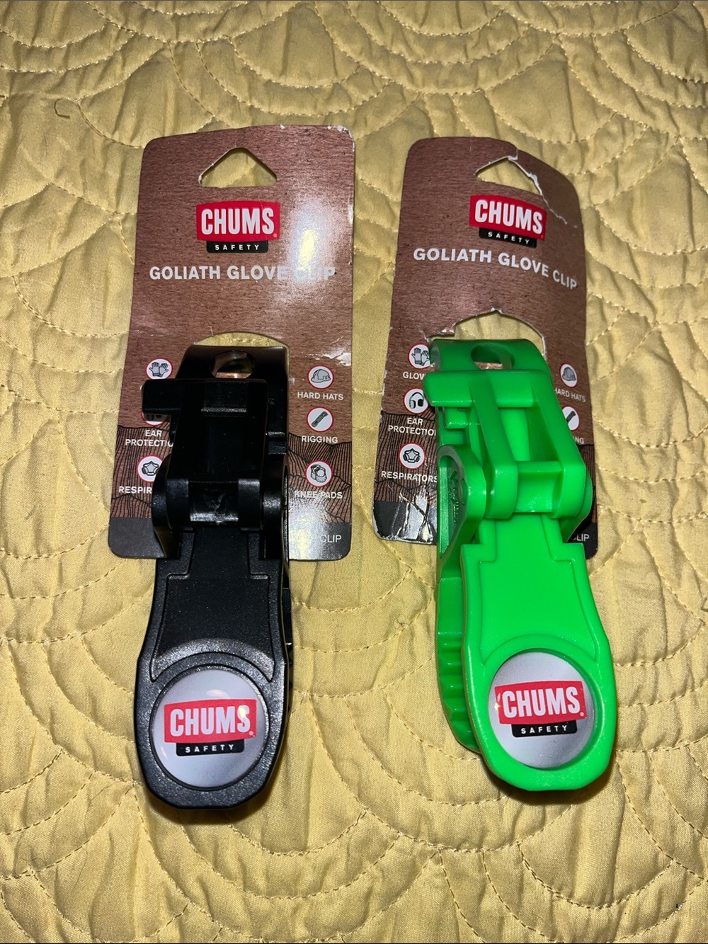 2 PPE Chums Breakaway Goliath Glove Clip Set